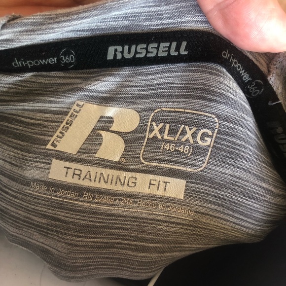 Russell gray training fit hoodie size XL - Picture 3 of 8